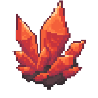orange crystal