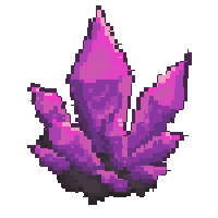 pink crystal